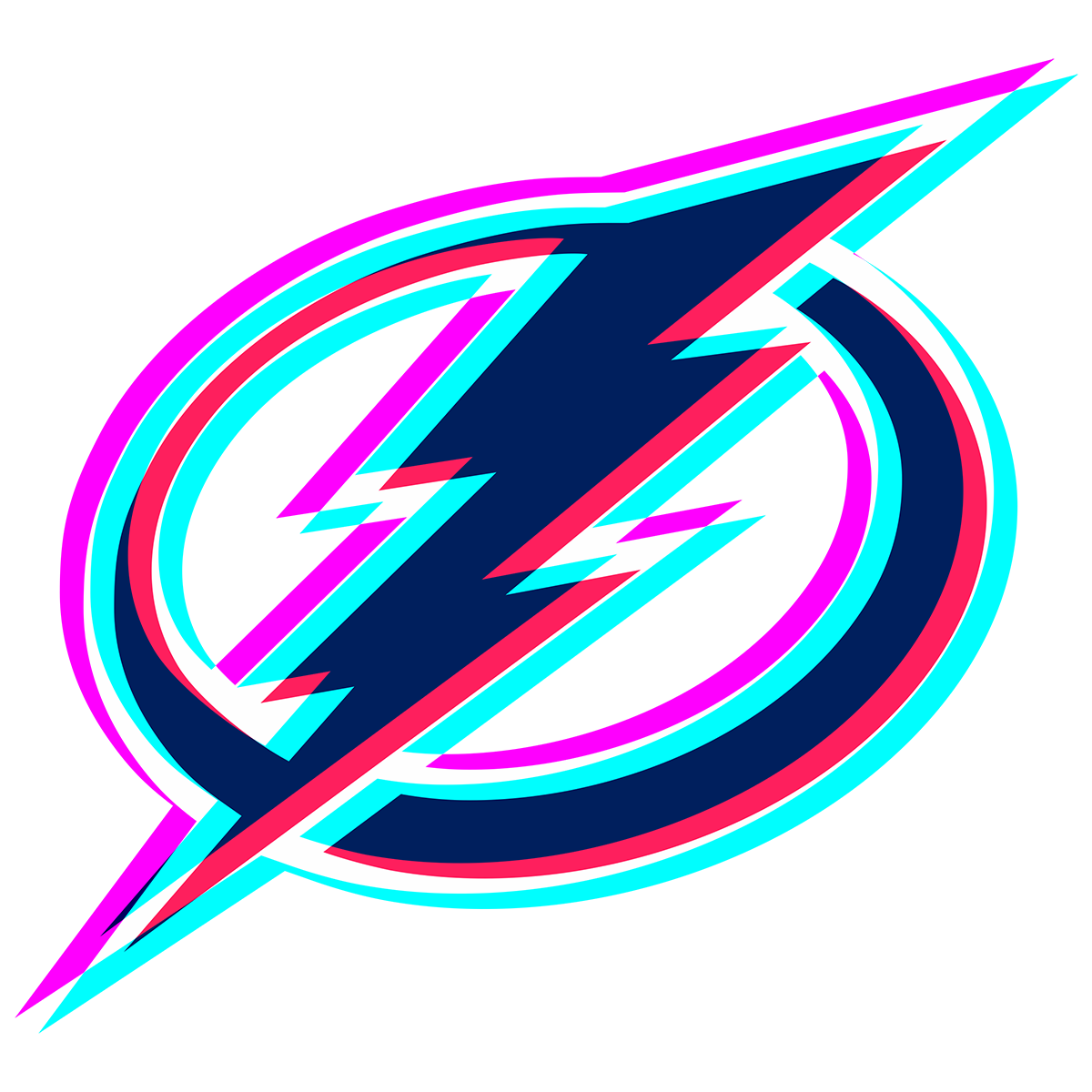 Phantom Tampa Bay Lightning logo vinyl decal